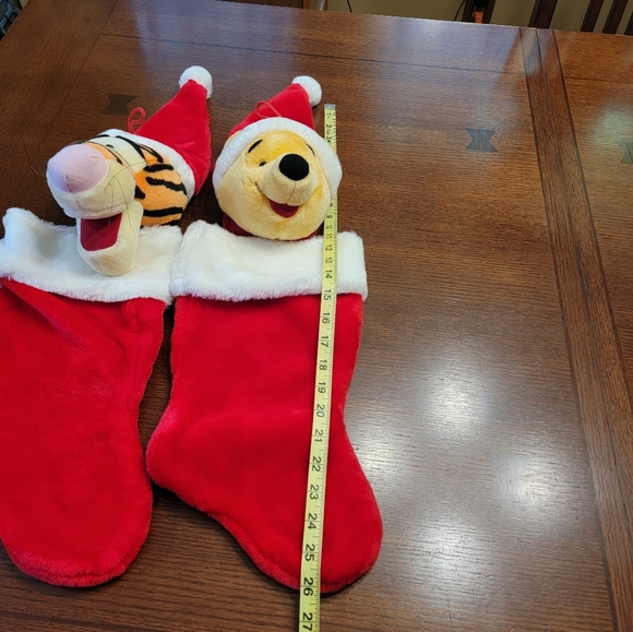 Disney Pooh and Tigger Plush Christmas Stockings - Picture 8 of 8